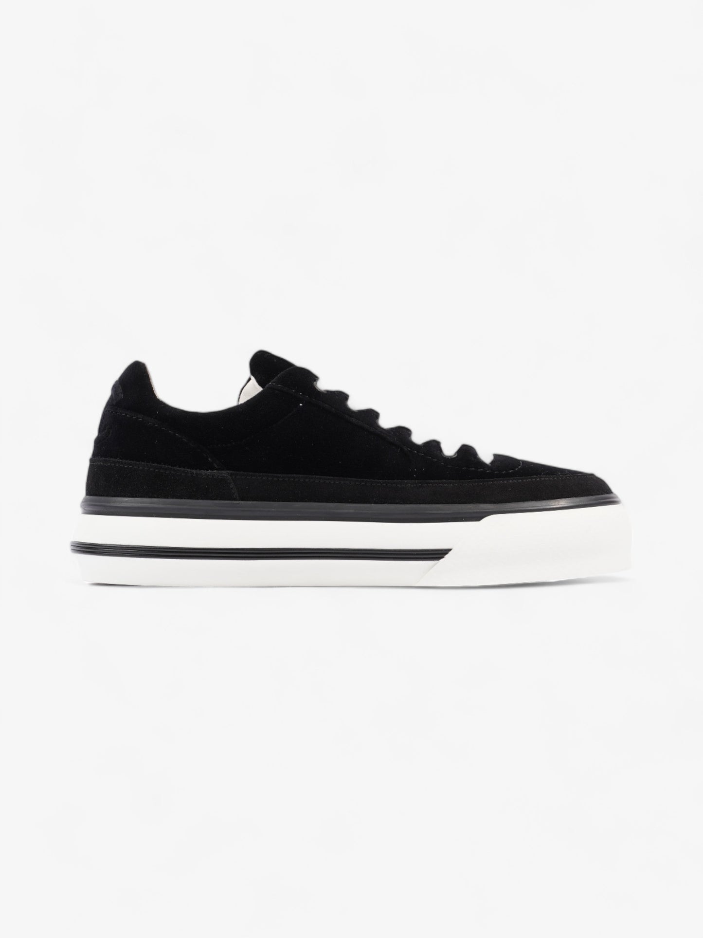 Chanel CC Suede Sneaker Black / White Suede EU 42 UK 8