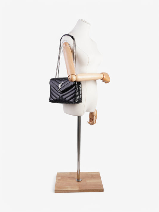 Saint Laurent Loulou Black Quilted Leather Small