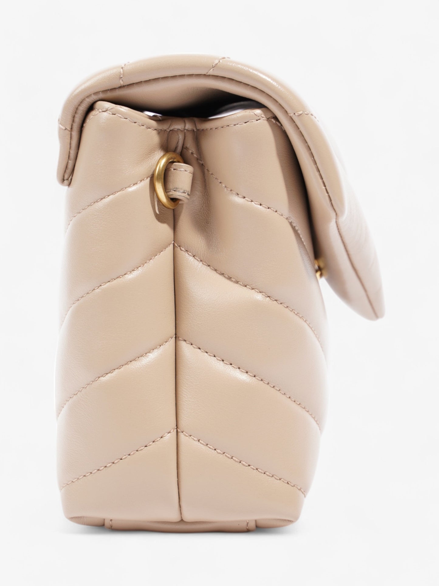 Saint Laurent Lou Lou Beige Calfskin Leather Toy