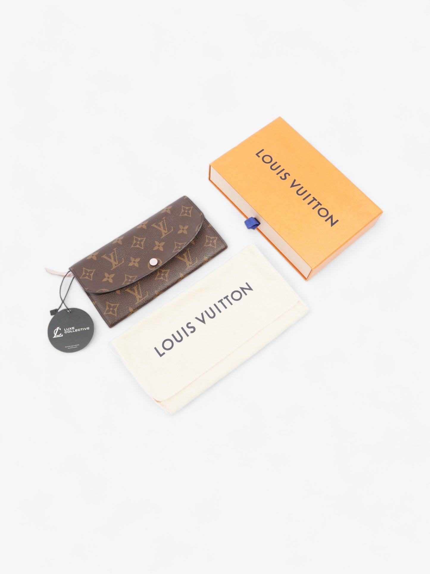 Louis Vuitton Emilie Wallet Monogram Coated Canvas