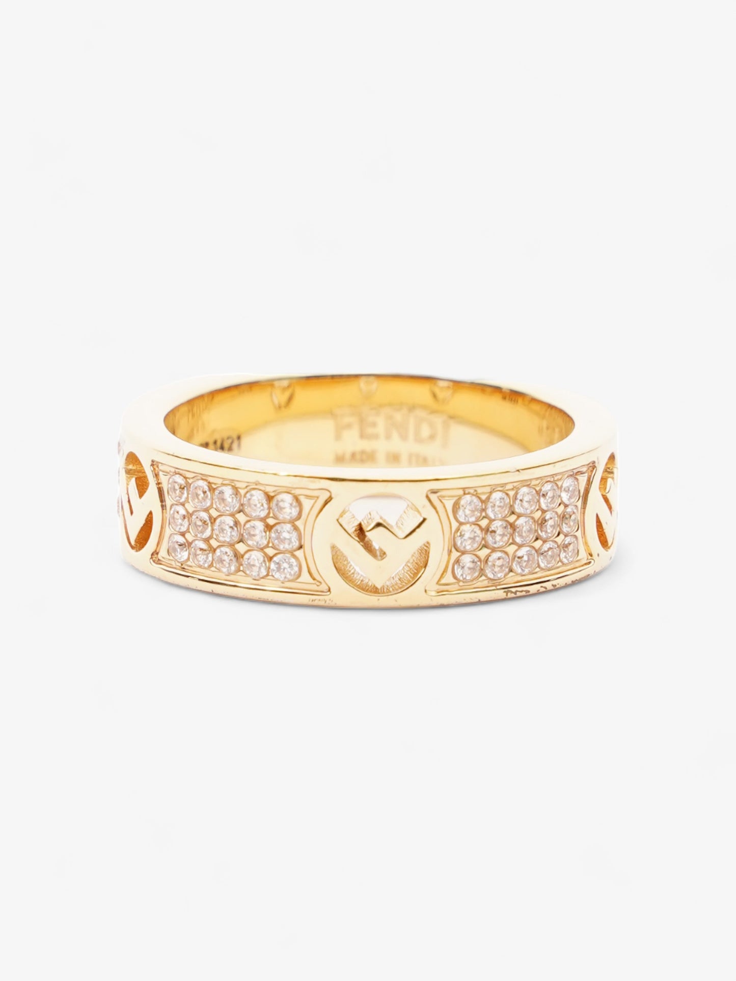 Fendi F is Fendi Ring Gold Base Metal Medium (54mm)