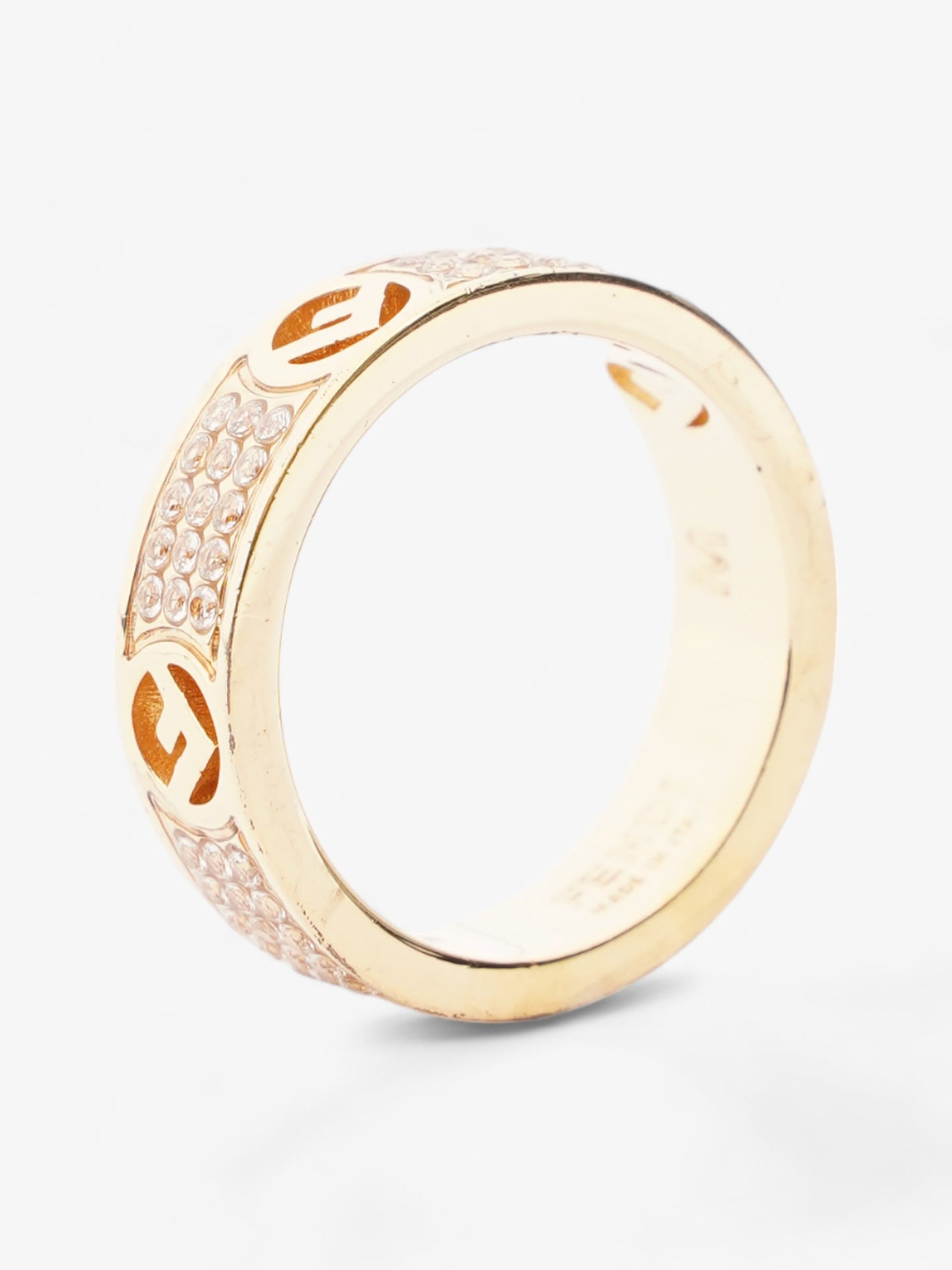 Fendi F is Fendi Ring Gold Base Metal Medium (54mm)