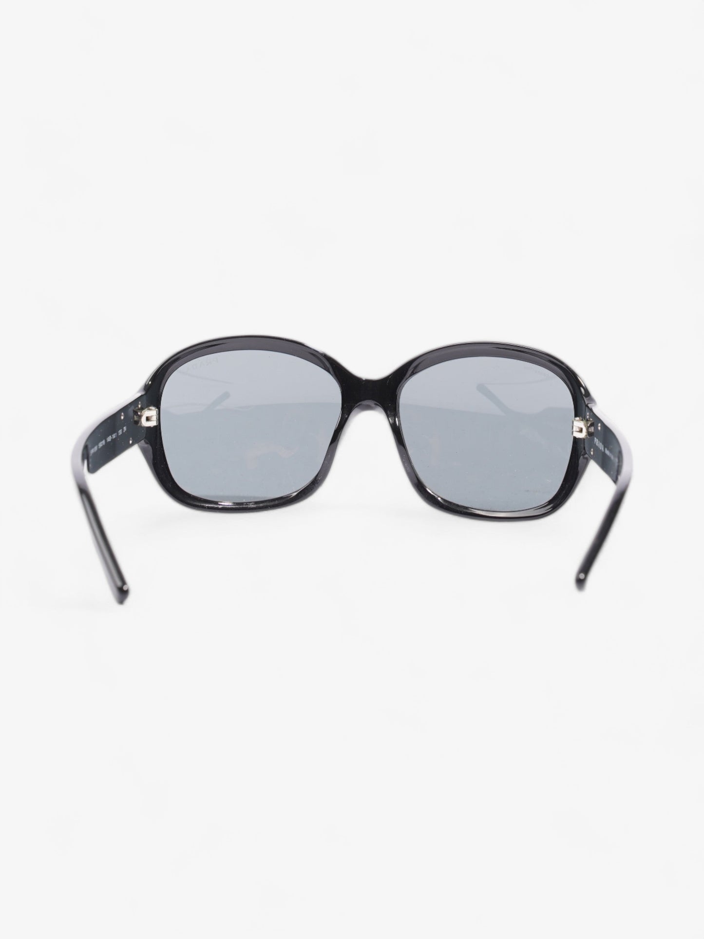 Prada Curved Sunglasses Black Acetate 130mm