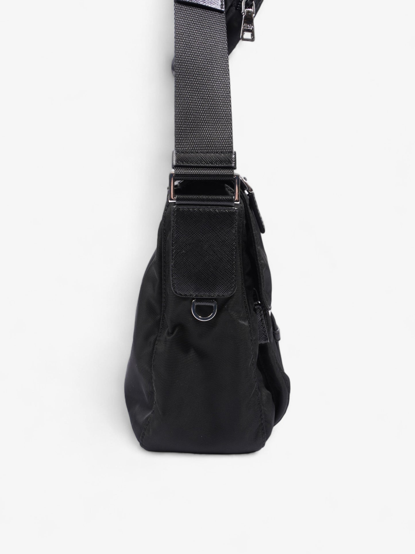 Prada Tessuto Crossbody Black Re Nylon