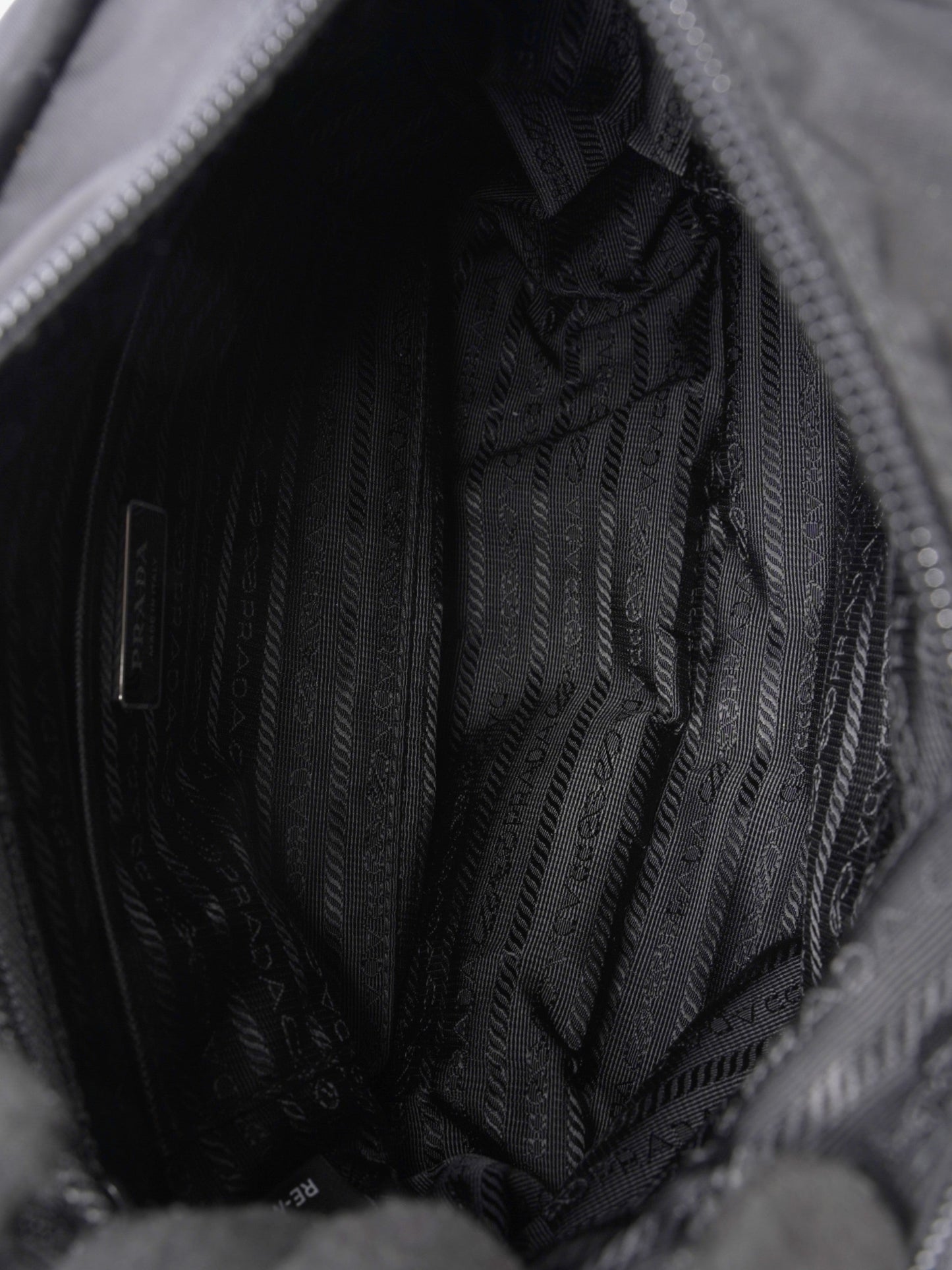 Prada Tessuto Crossbody Black Re Nylon
