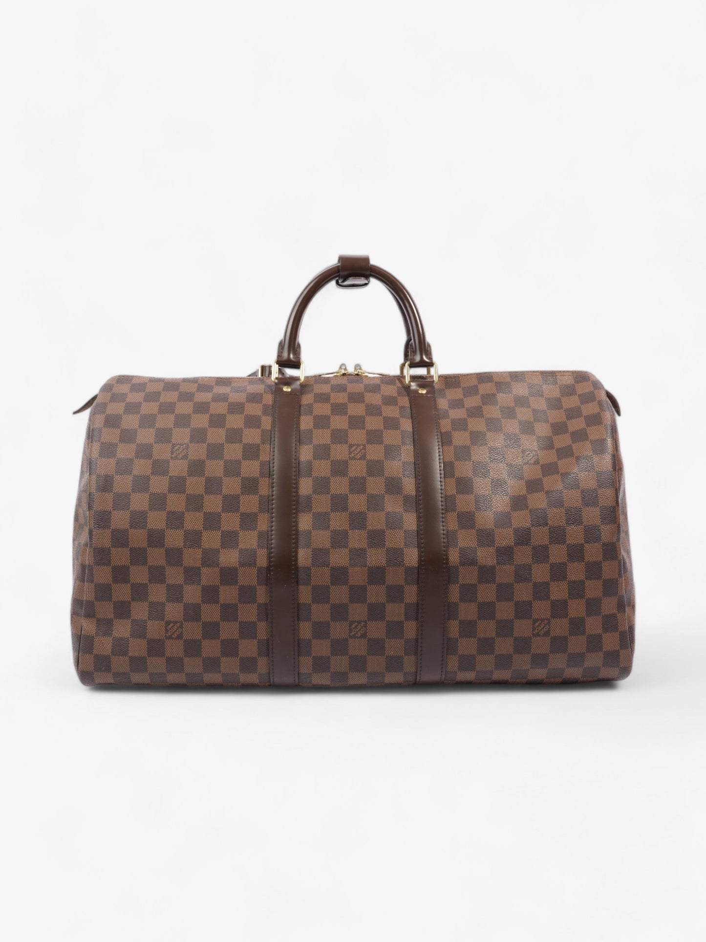 Louis Vuitton Keepall 50 Damier Ebene Coated Canvas