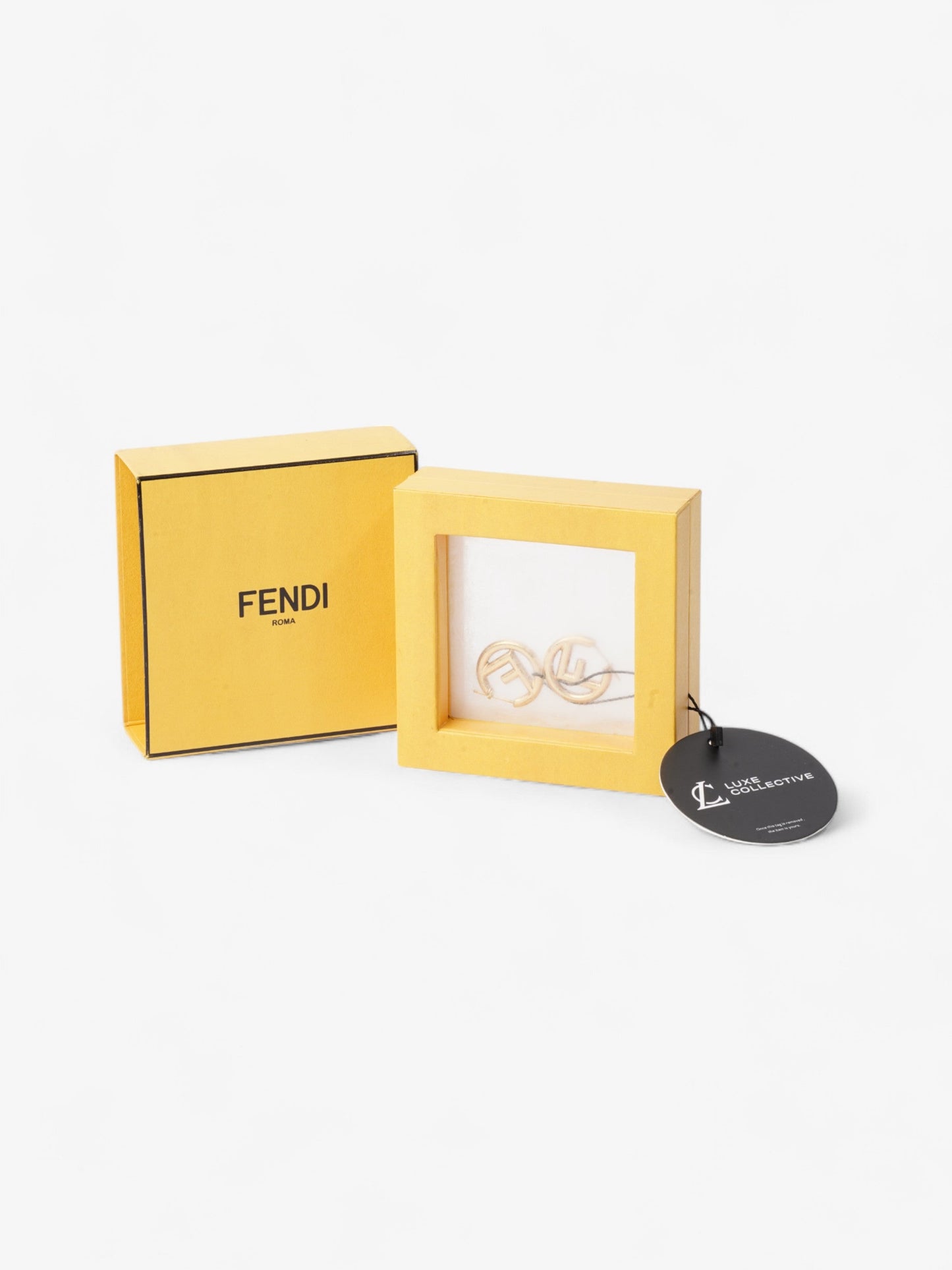Fendi F is Fendi Earrings Gold Base Metal