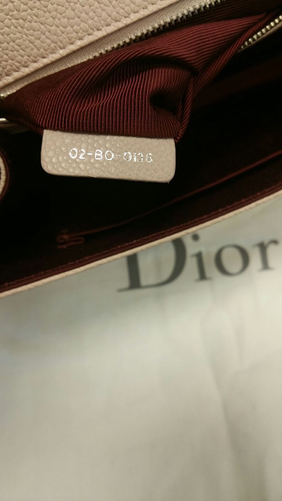 CHRISTIAN DIOR Bag - Diorama Light Pink Calfskin Shoulder Bag