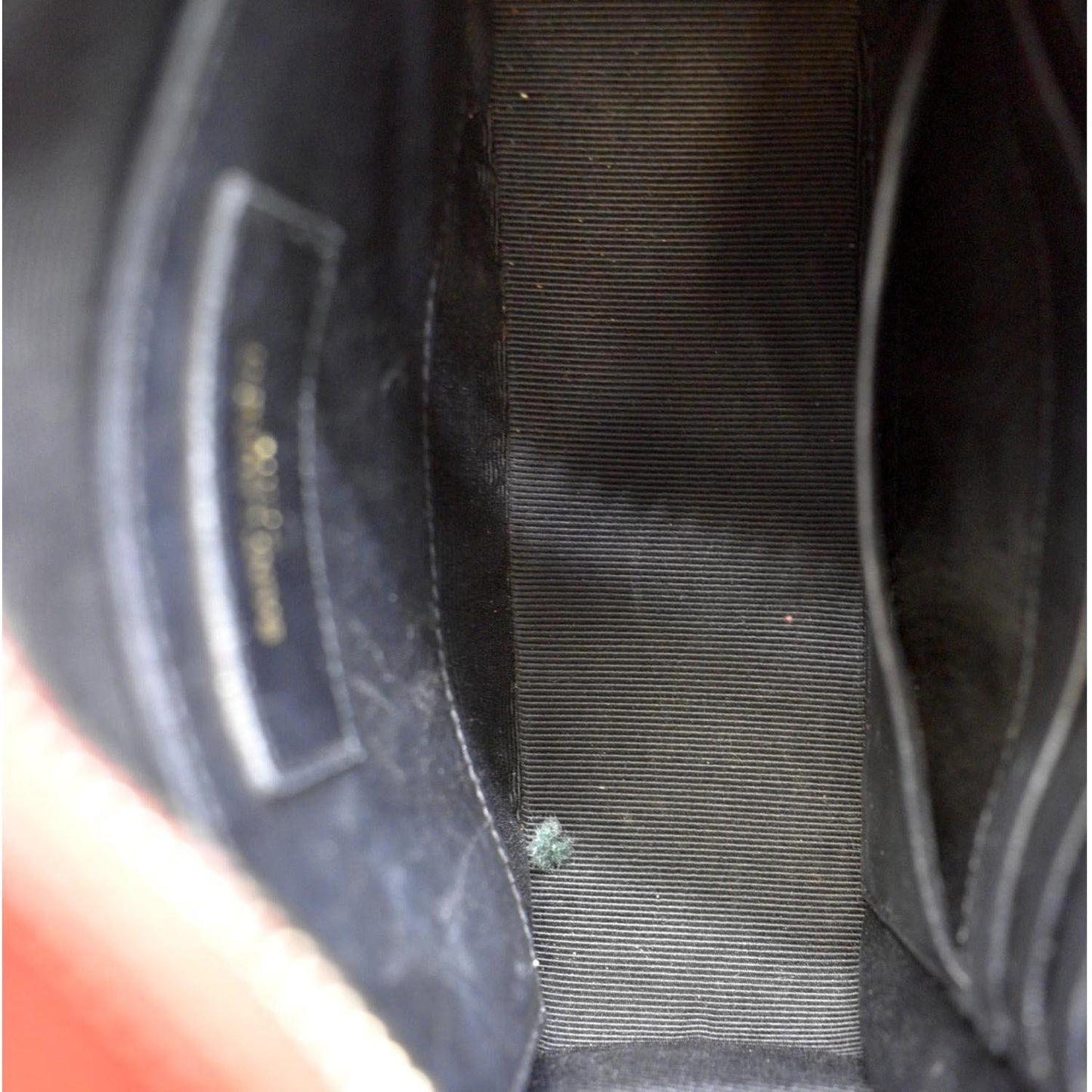 YVES SAINT LAURENT Leather Crossbody Camera Bag Red