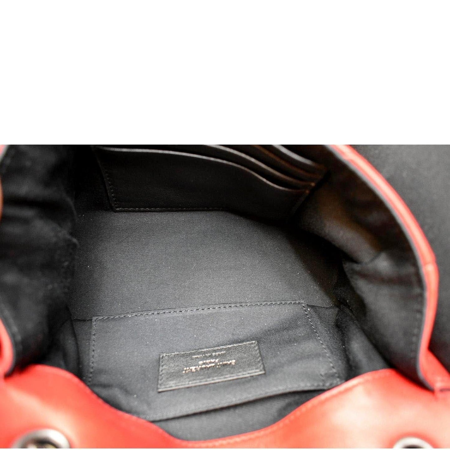 YVES SAINT LAURENT Jamie Leather Shoulder Bag Red