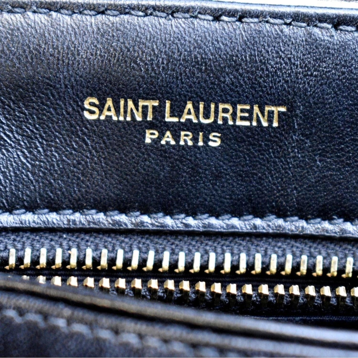 YVES SAINT LAURENT Loulou Toy Matelasse Leather Crossbody Bag Metallic Gold