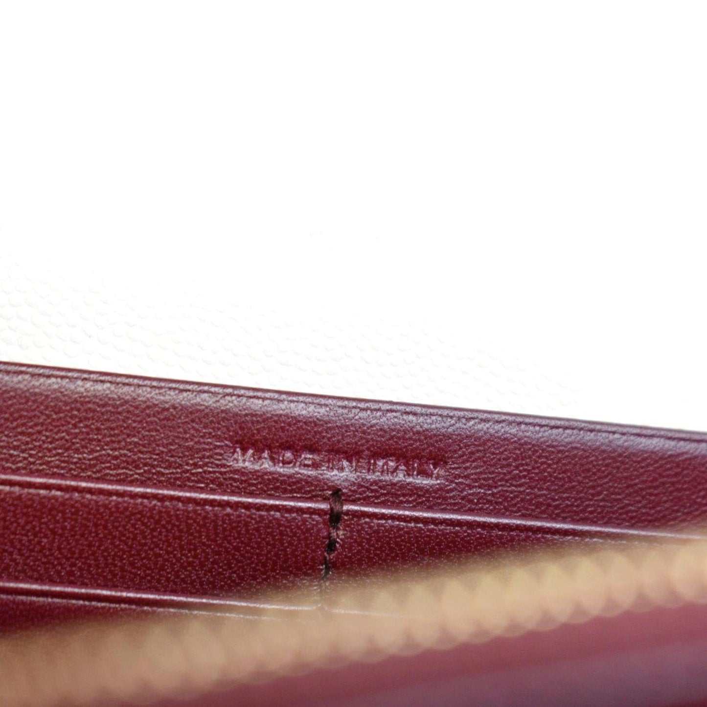 YVES SAINT LAURENT Cassandra Grain De Poudre Embossed Flap Crossbody Bag White