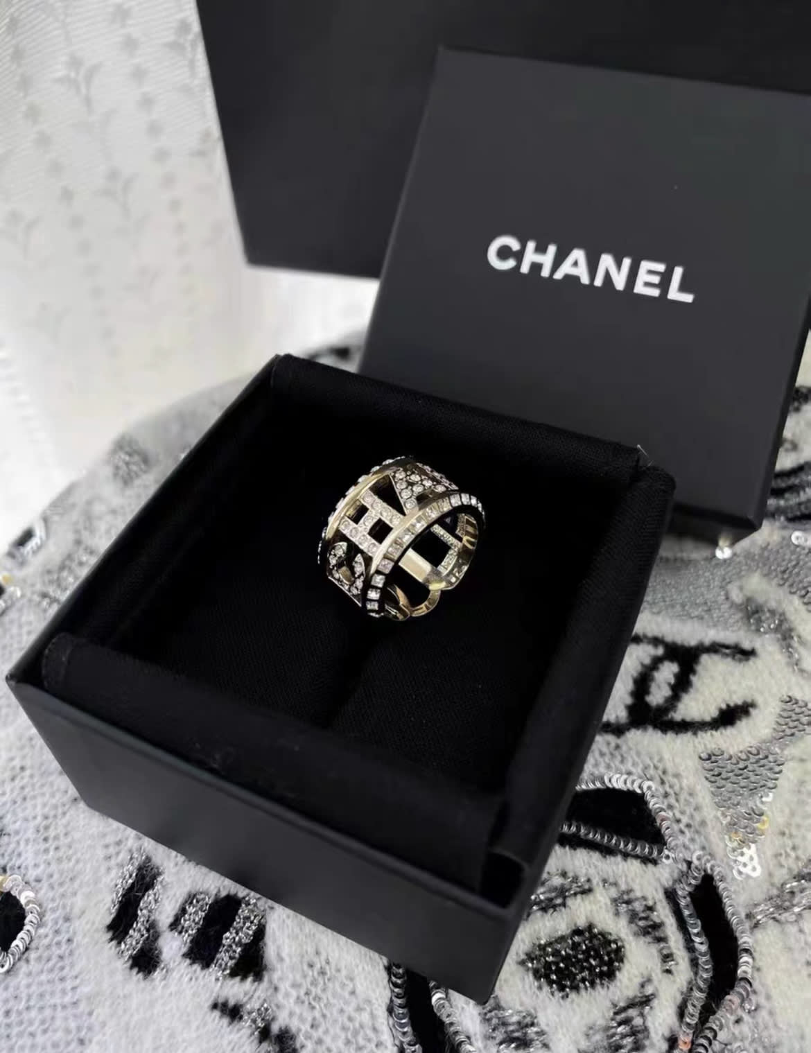 Chanel 24C ring, size 54, new with box