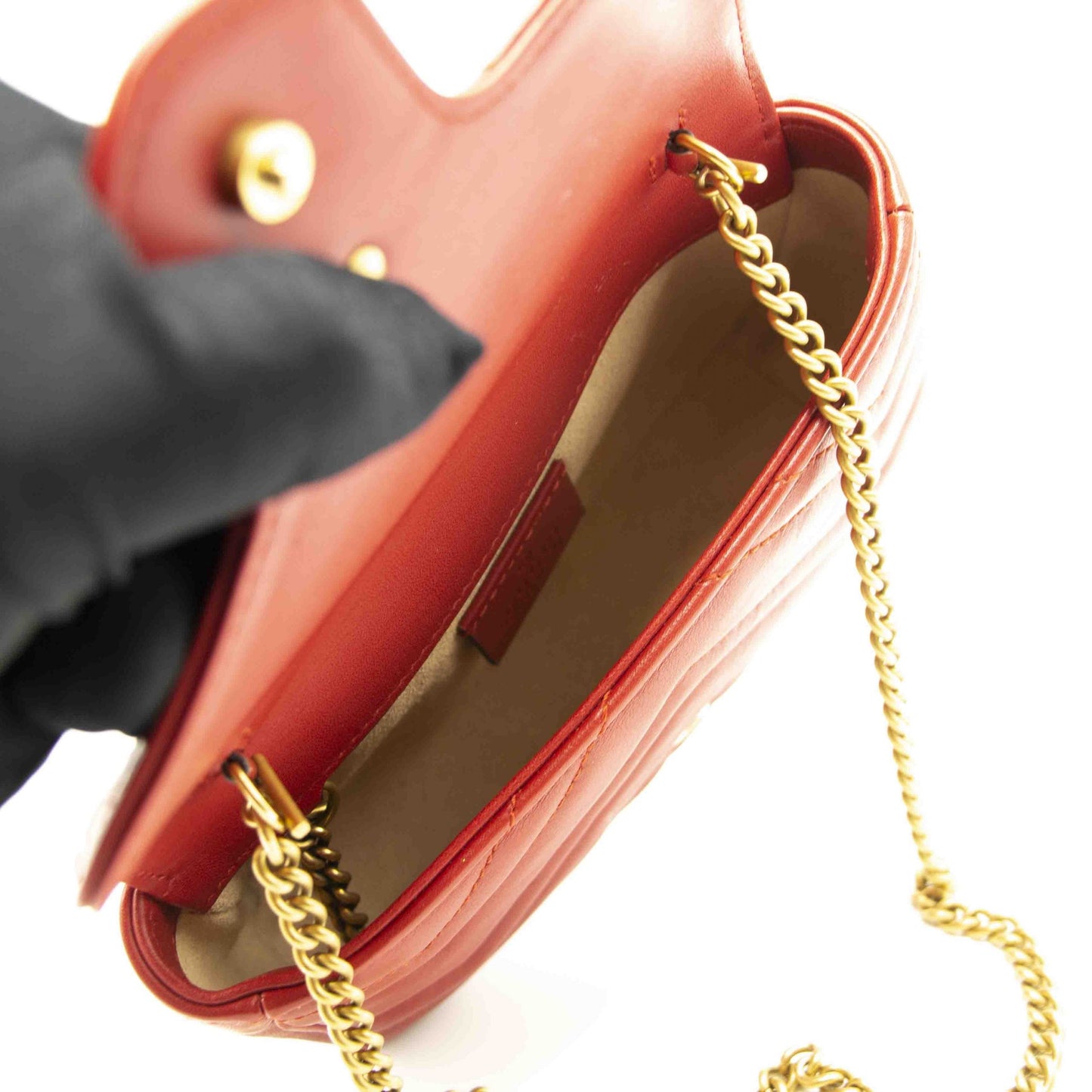 Gucci GG Marmont Matelassé Leather Super Mini Bag