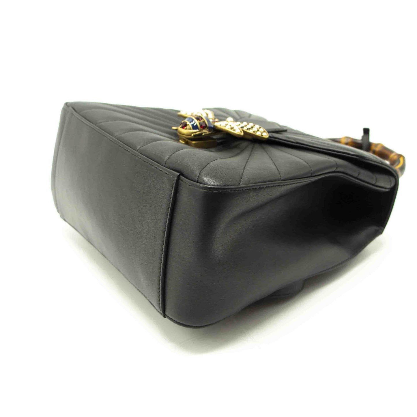 Gucci Queen Margaret Black Quilted Leather Backpack