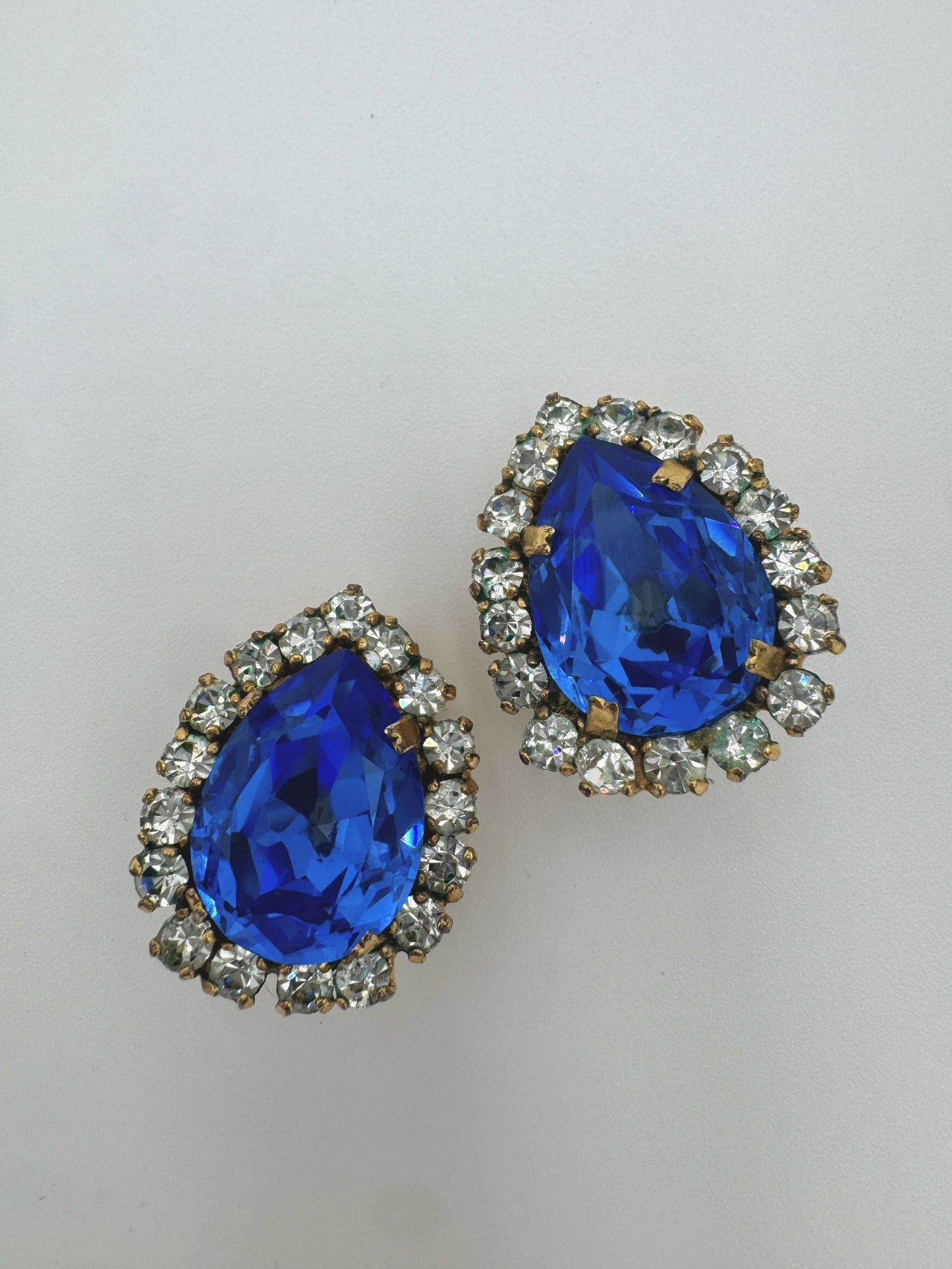 Chanel 1995 Vintage Barbie Earrings with Blue Sapphire