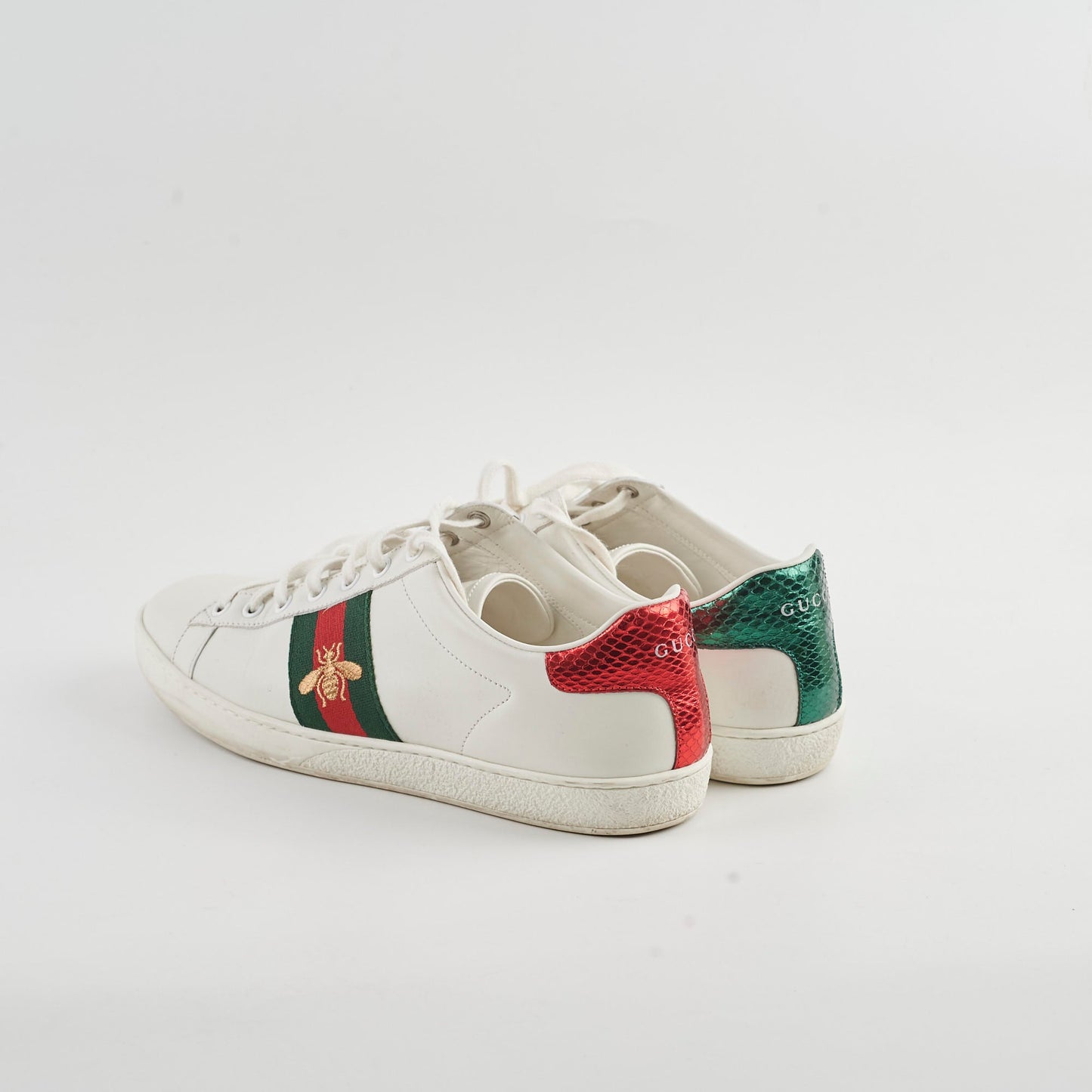 Gucci Ace Sneaker Bee Womens Size 39 Shoes