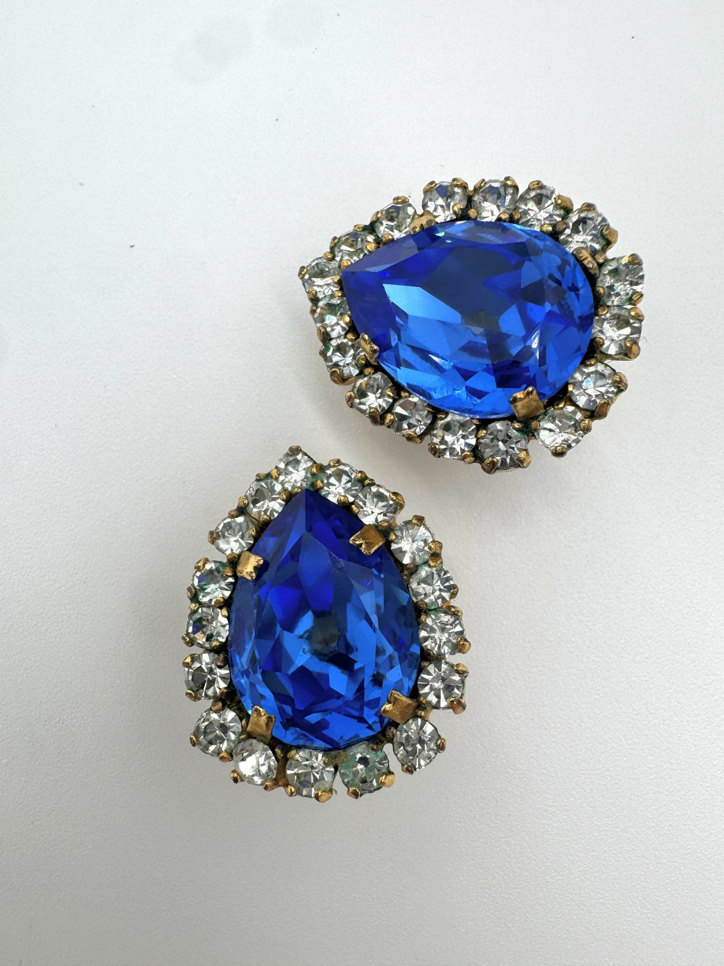 Chanel 1995 Vintage Barbie Earrings with Blue Sapphire