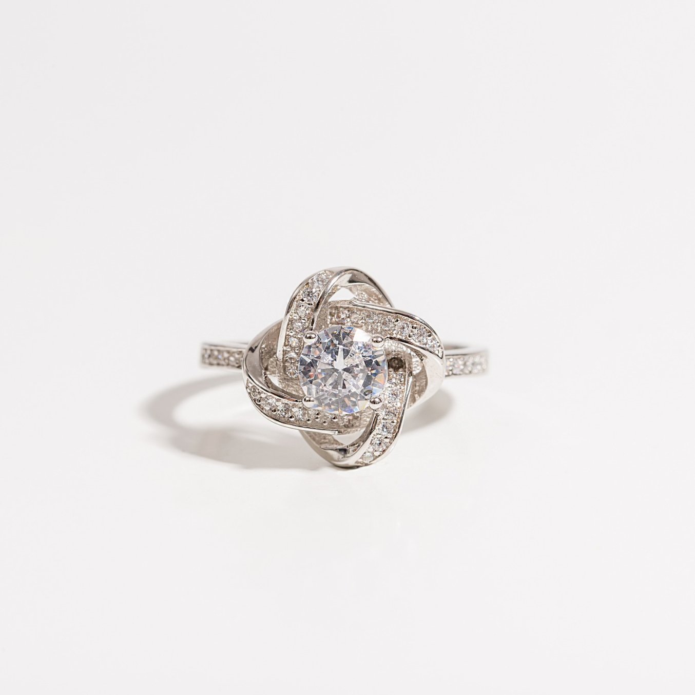 'Knotted Love' Sterling Silver Ring