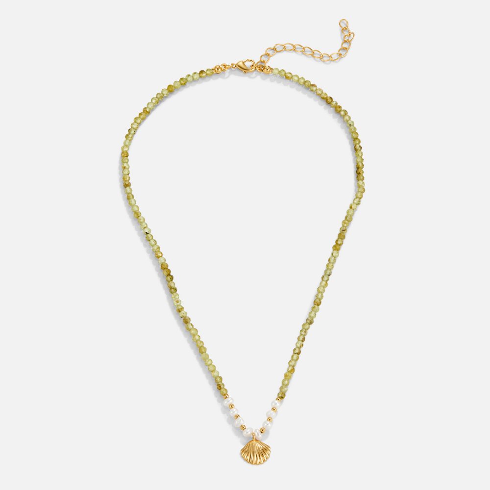 Luca Pearl & Seashell Bead Necklace
