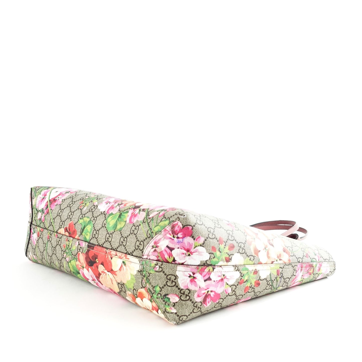 Gucci Reversible Blooms Floral Print Canvas Bag