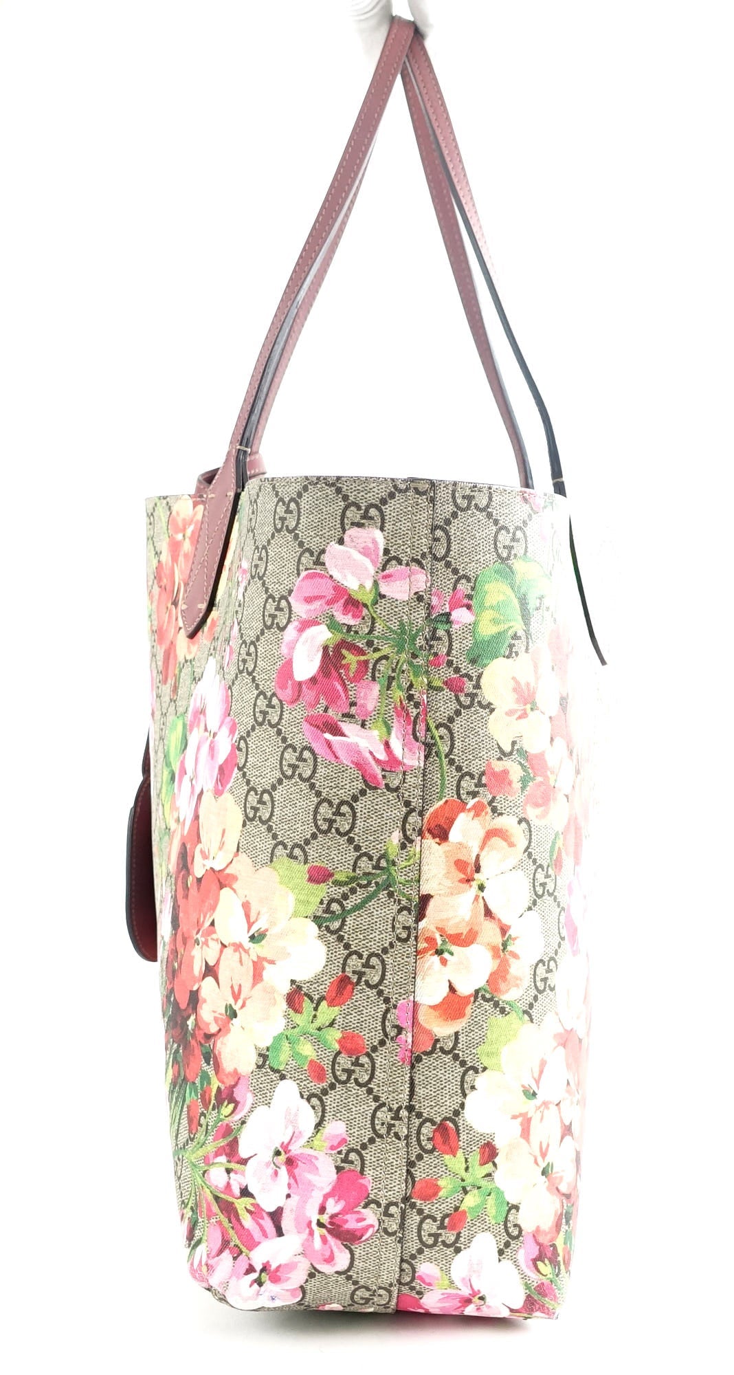 Gucci Reversible Blooms Floral Print Canvas Bag