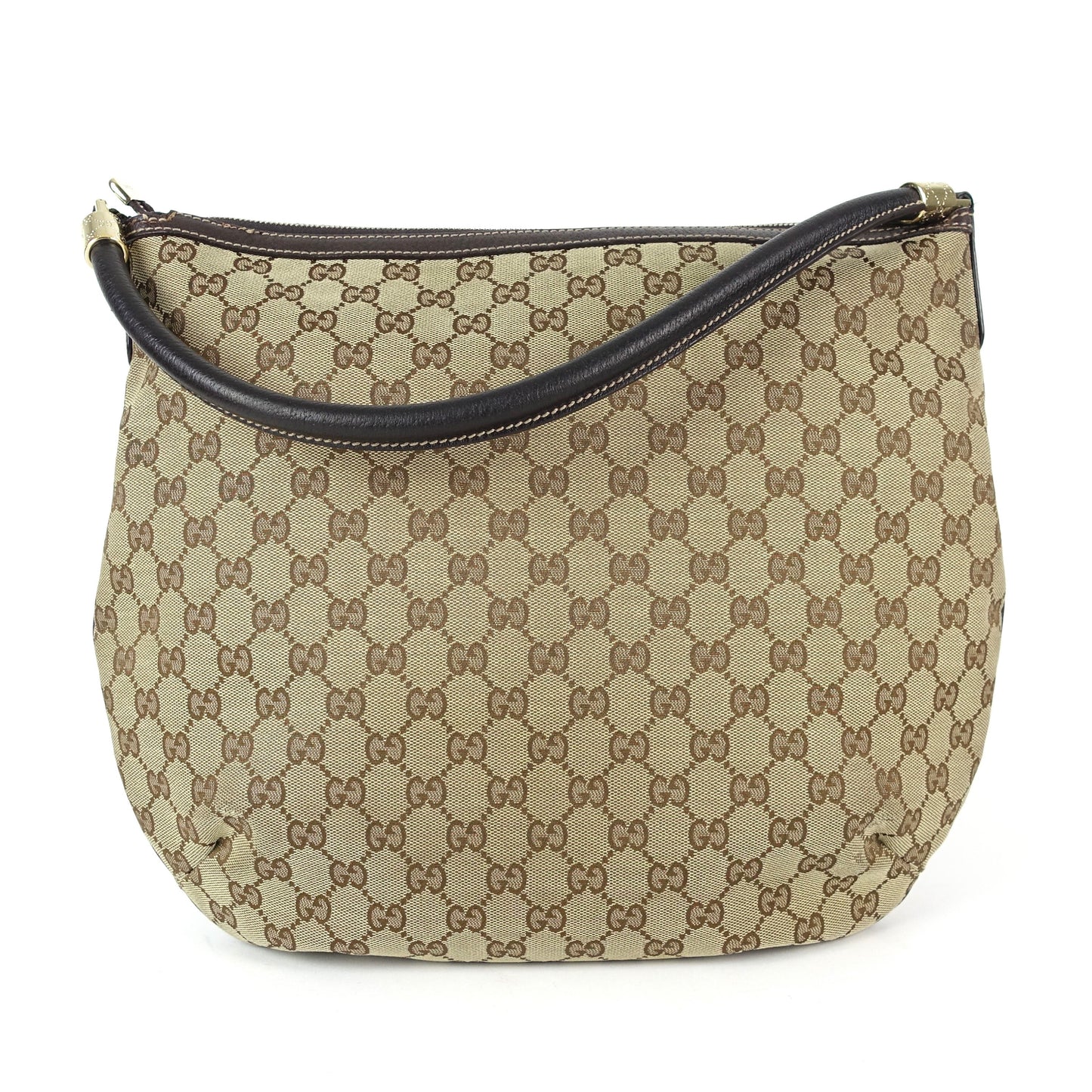 Gucci Monogram Canvas Hobo Bag