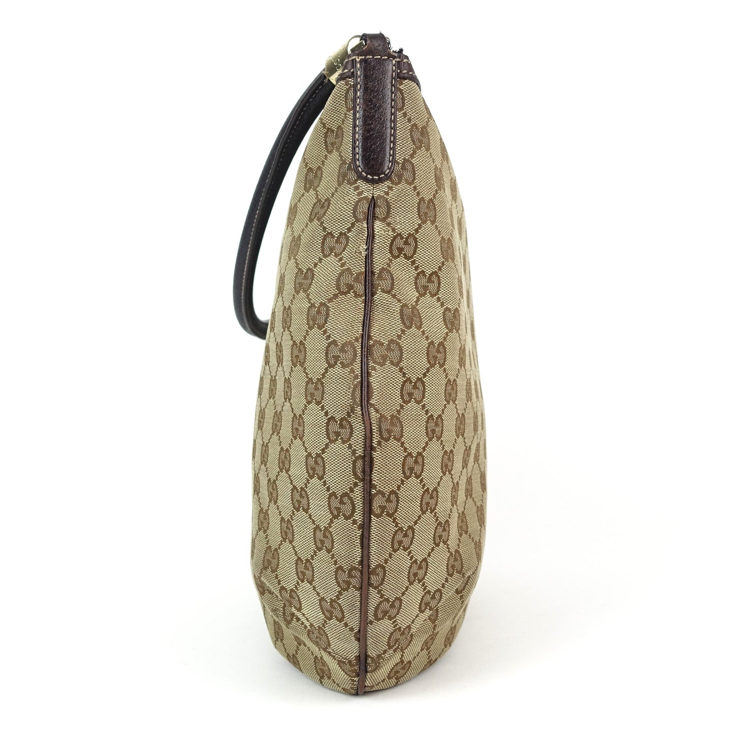 Gucci Monogram Canvas Hobo Bag