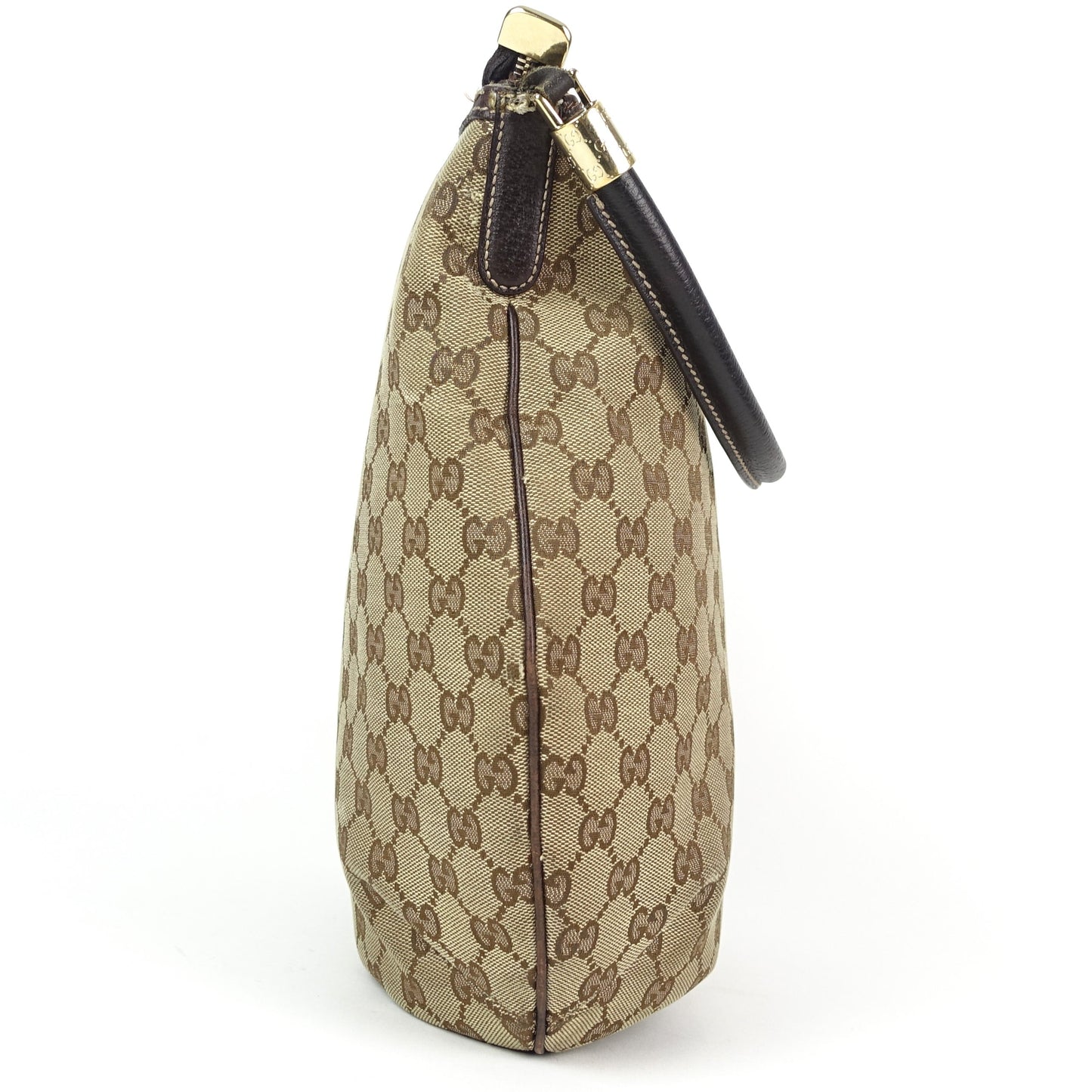 Gucci Monogram Canvas Hobo Bag