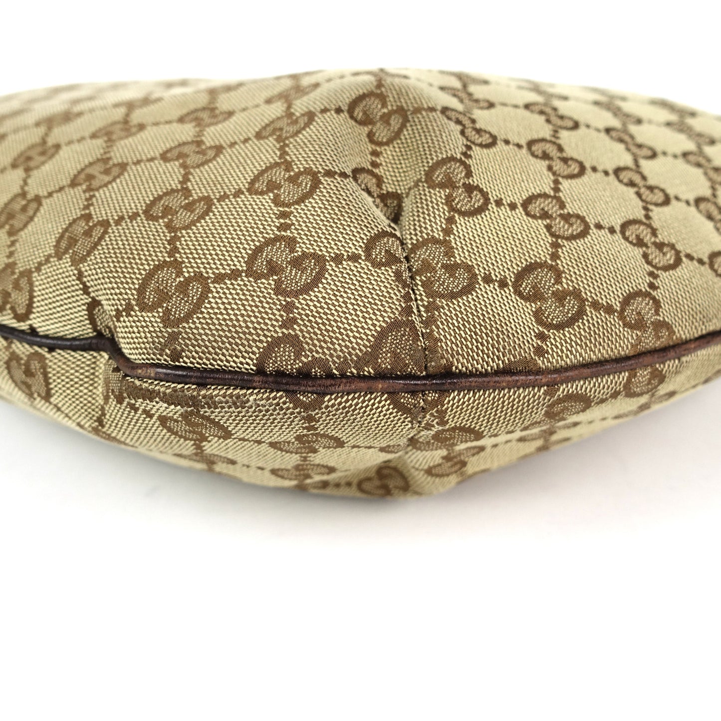 Gucci Monogram Canvas Hobo Bag