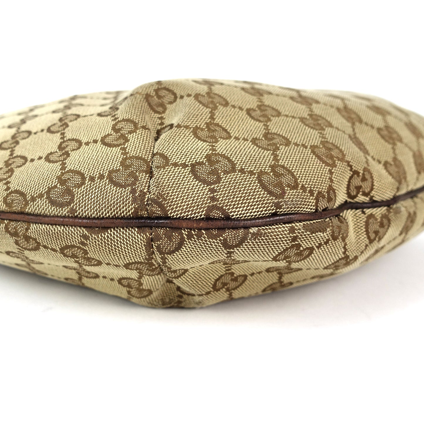 Gucci Monogram Canvas Hobo Bag