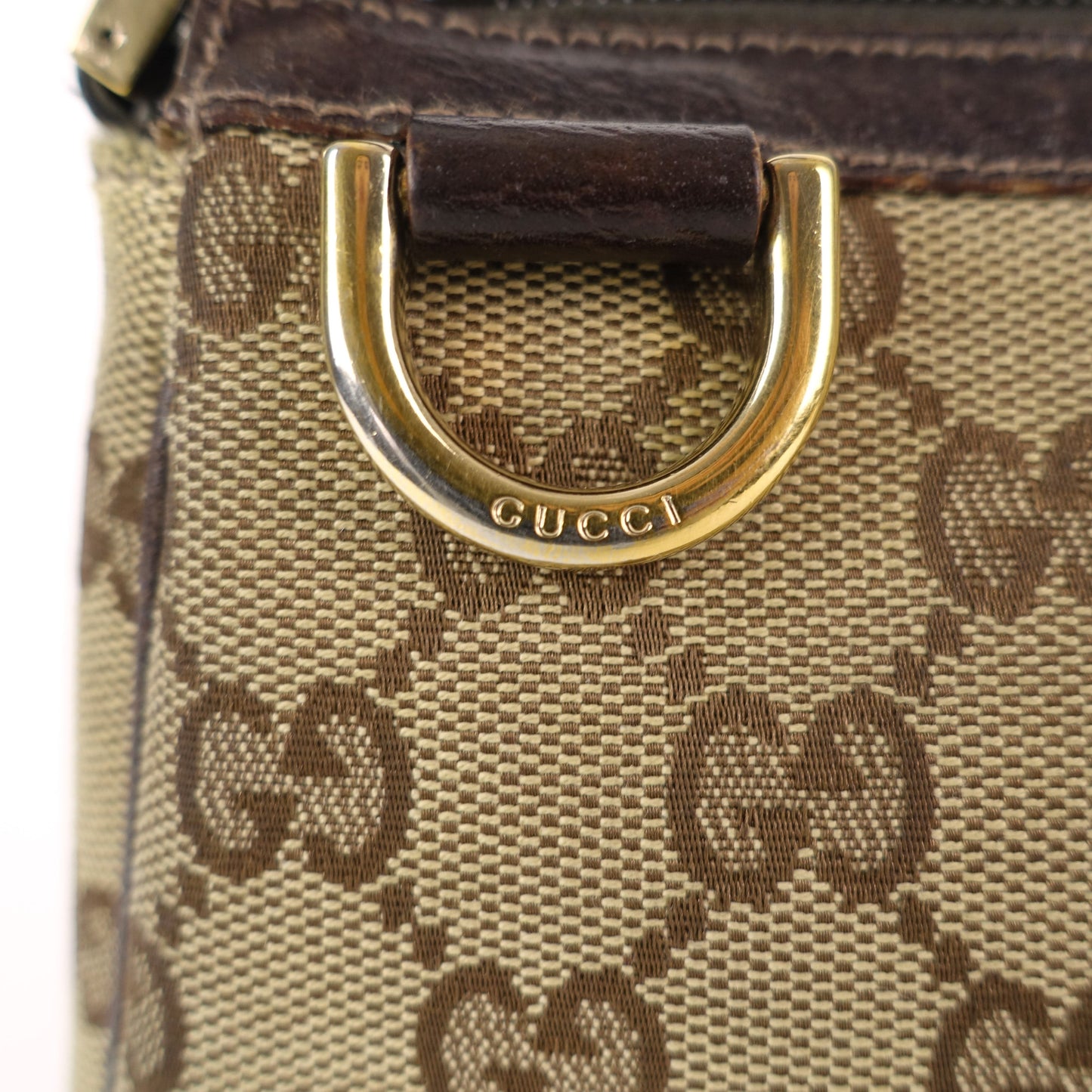Gucci Abbey Monogram Canvas Bag