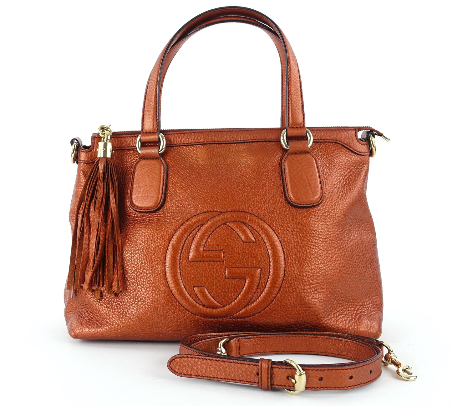 Gucci Soho Convertible Leather Tassel Bag