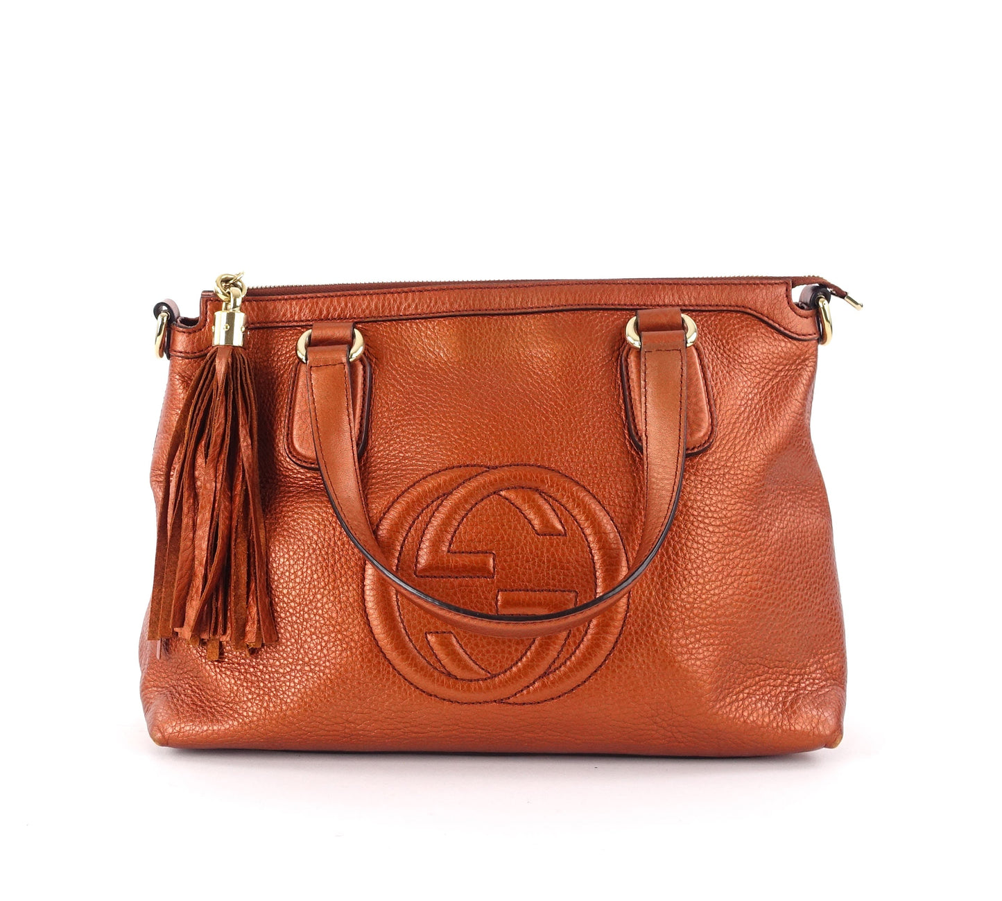 Gucci Soho Convertible Leather Tassel Bag