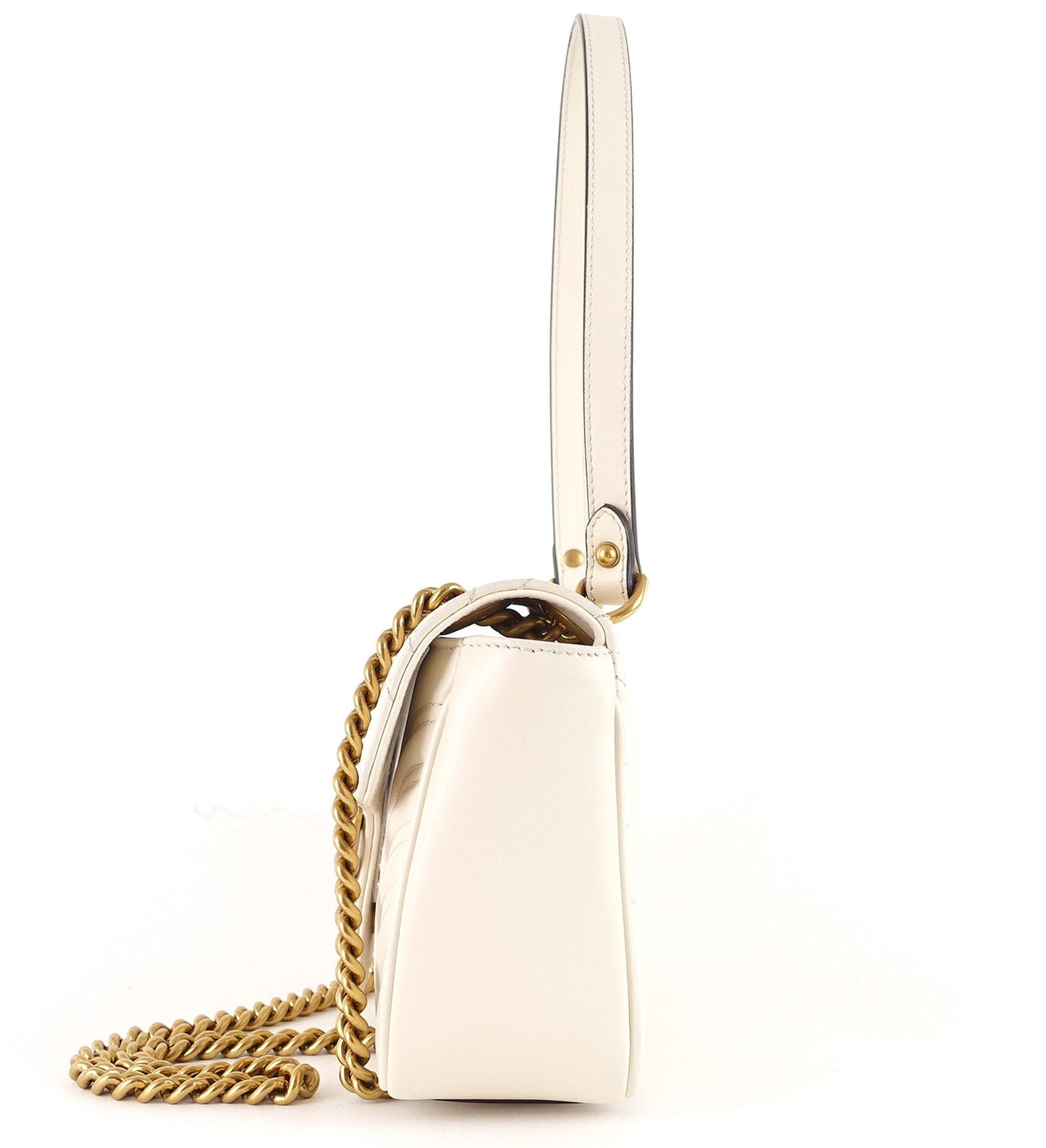Gucci Marmont Matelasse Chevron Leather Small Bag