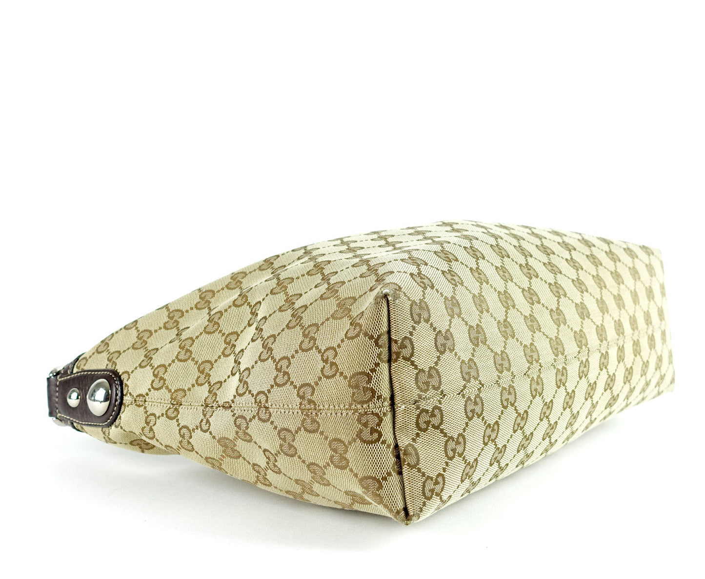 Gucci Monogram Canvas Large Hobo Bag