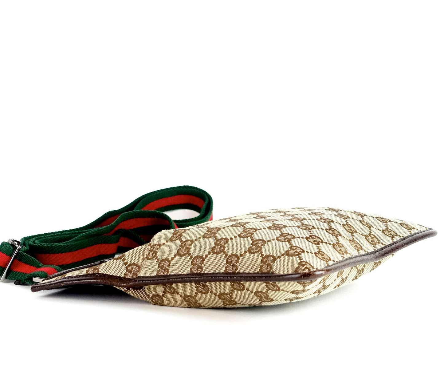 Gucci Monogram Canvas Messenger Bag