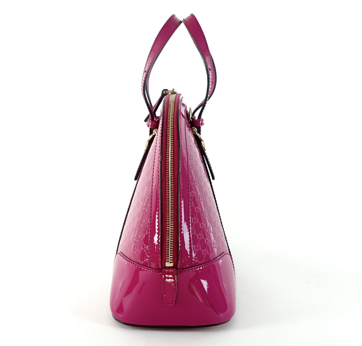 Gucci Nice Small MicroGuccissima Patent Leather Bag