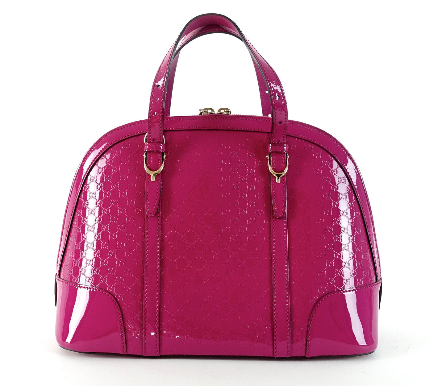Gucci Nice Small MicroGuccissima Patent Leather Bag