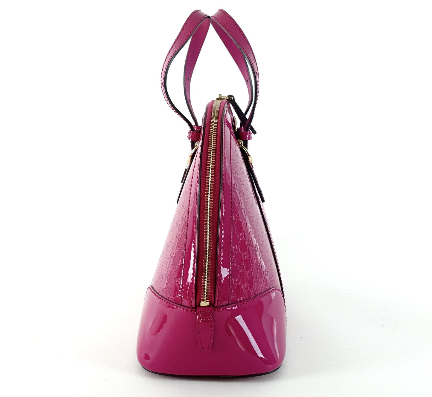 Gucci Nice Small MicroGuccissima Patent Leather Bag