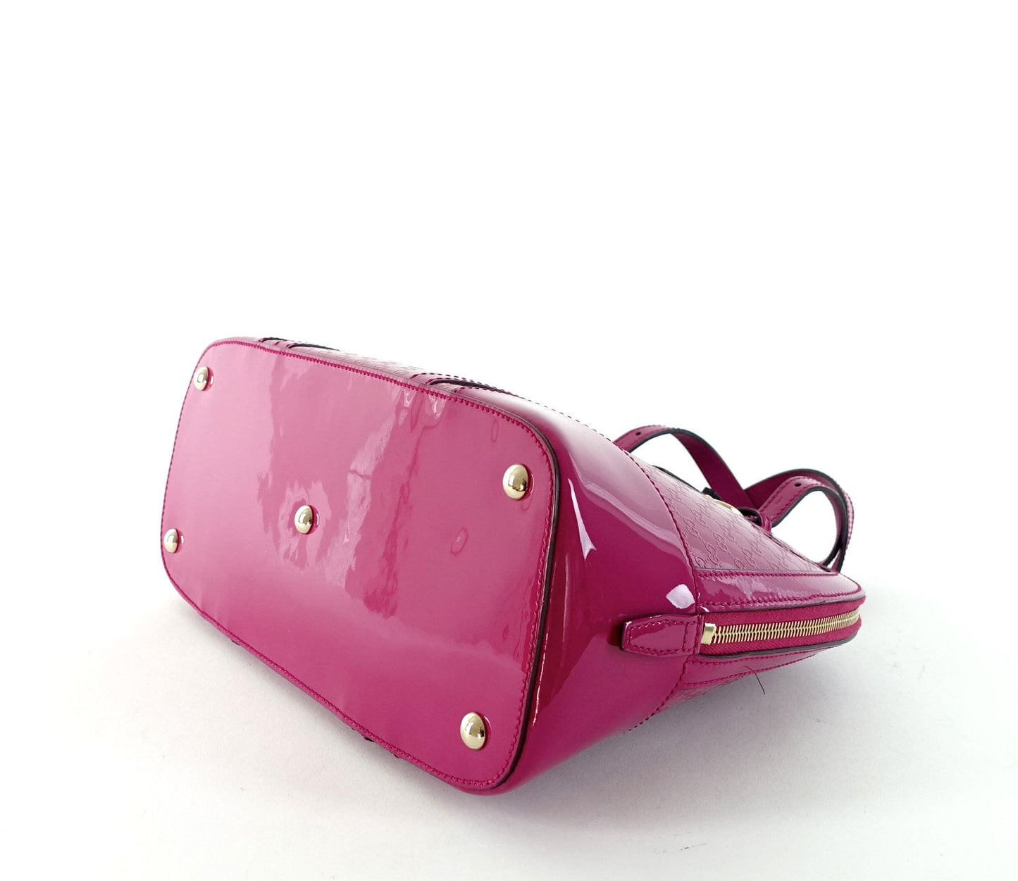 Gucci Nice Small MicroGuccissima Patent Leather Bag