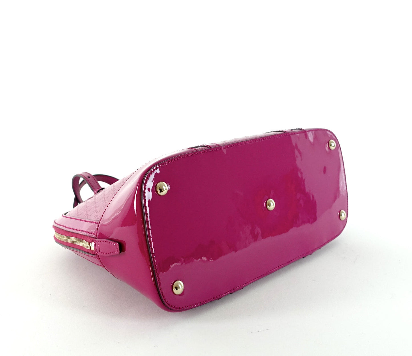 Gucci Nice Small MicroGuccissima Patent Leather Bag