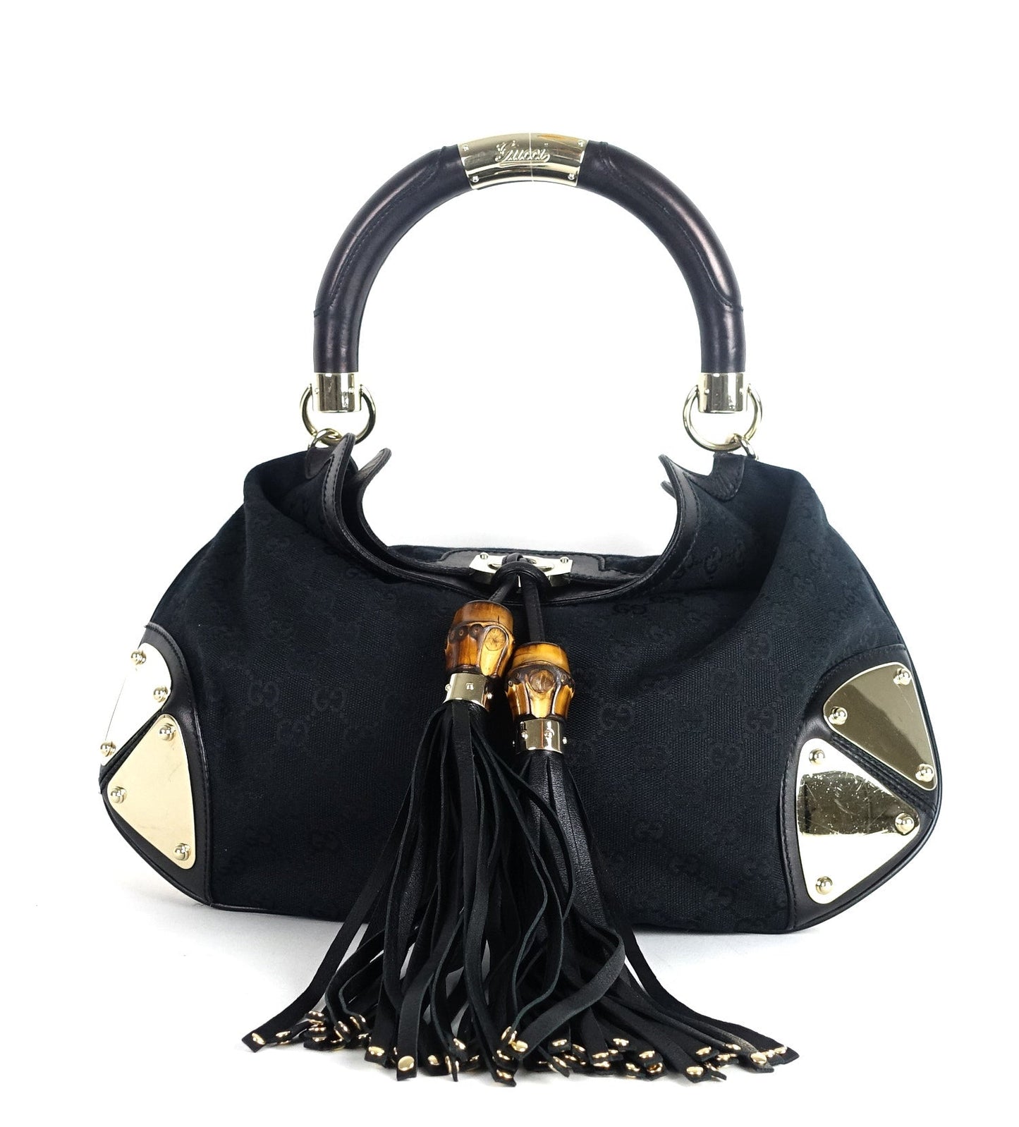 Gucci Babouska Indy Medium Monogram Canvas Bag
