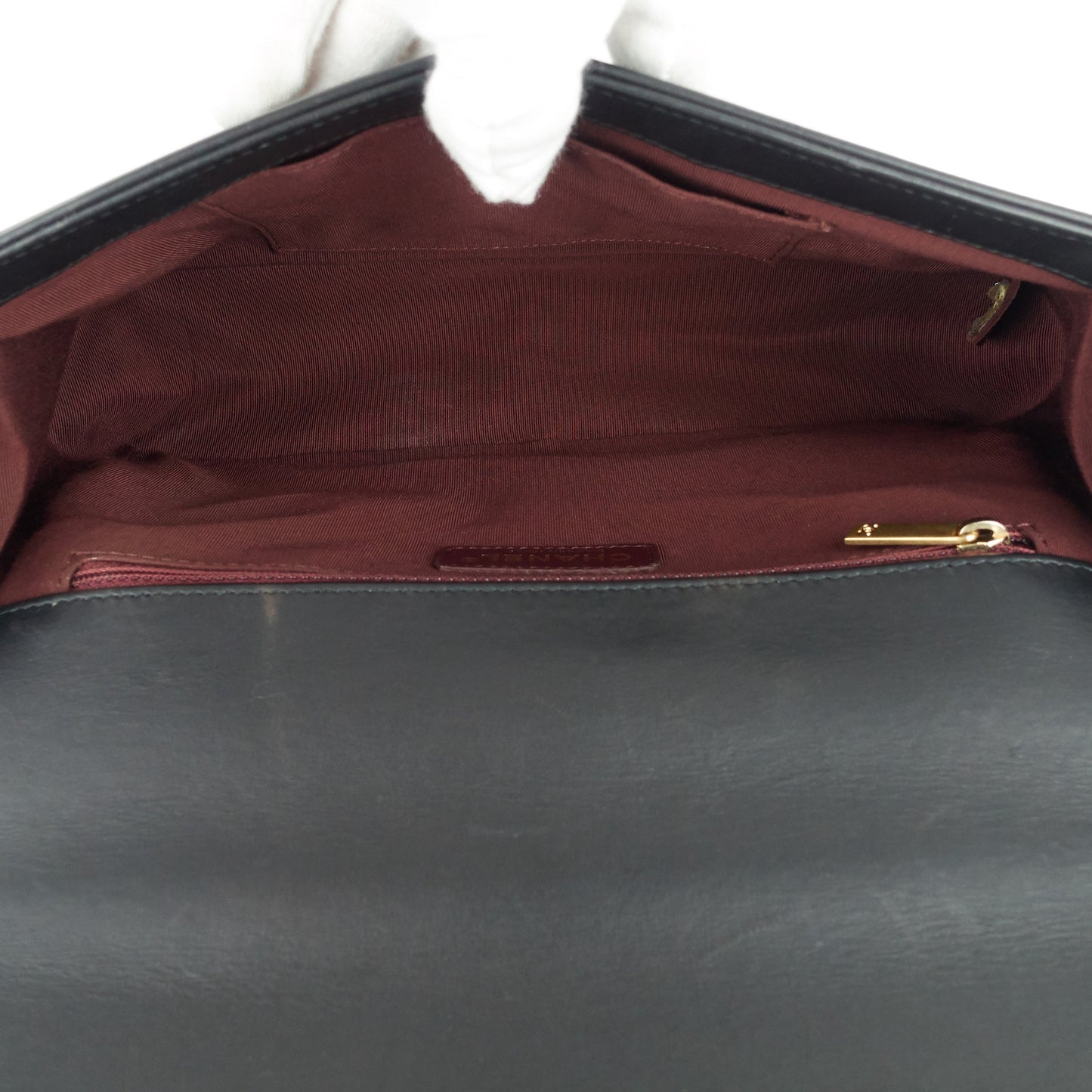 Chanel Boy Chevron Mixed Leather New Medium Bag