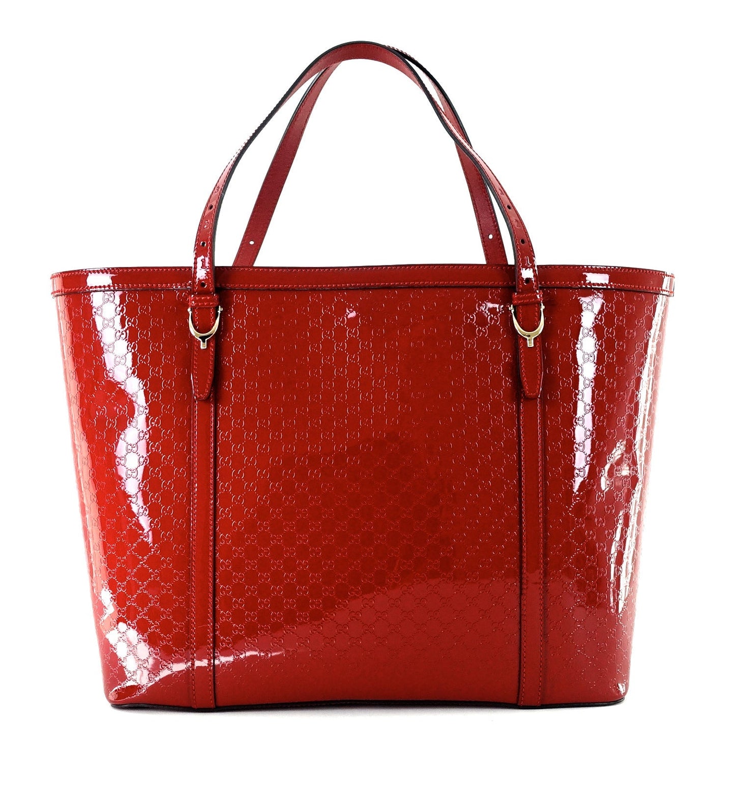 Gucci Nice Guccissima Patent Leather Tote Bag