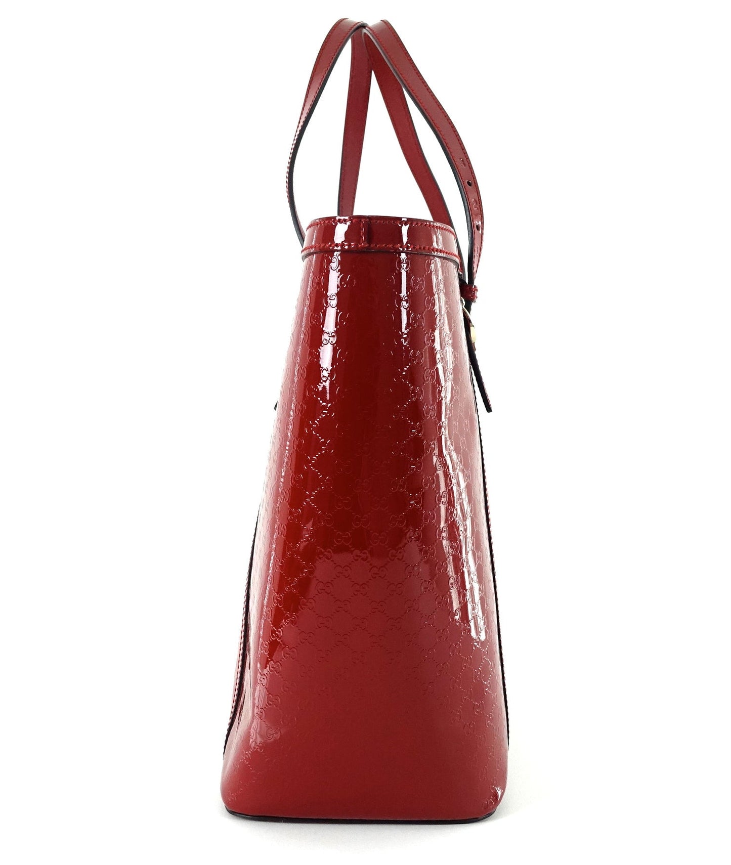 Gucci Nice Guccissima Patent Leather Tote Bag
