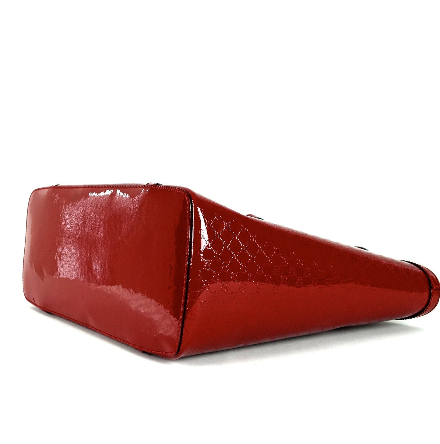 Gucci Nice Guccissima Patent Leather Tote Bag