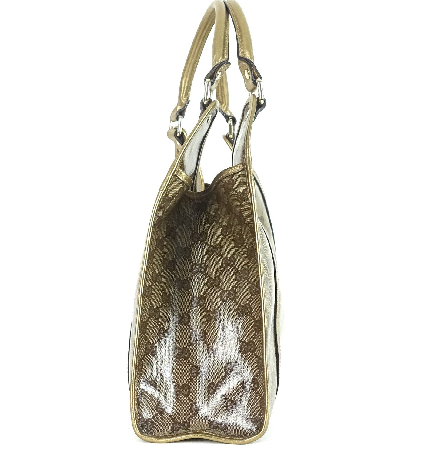 Gucci Jackie O Crystal Monogram Coated Canvas Bag