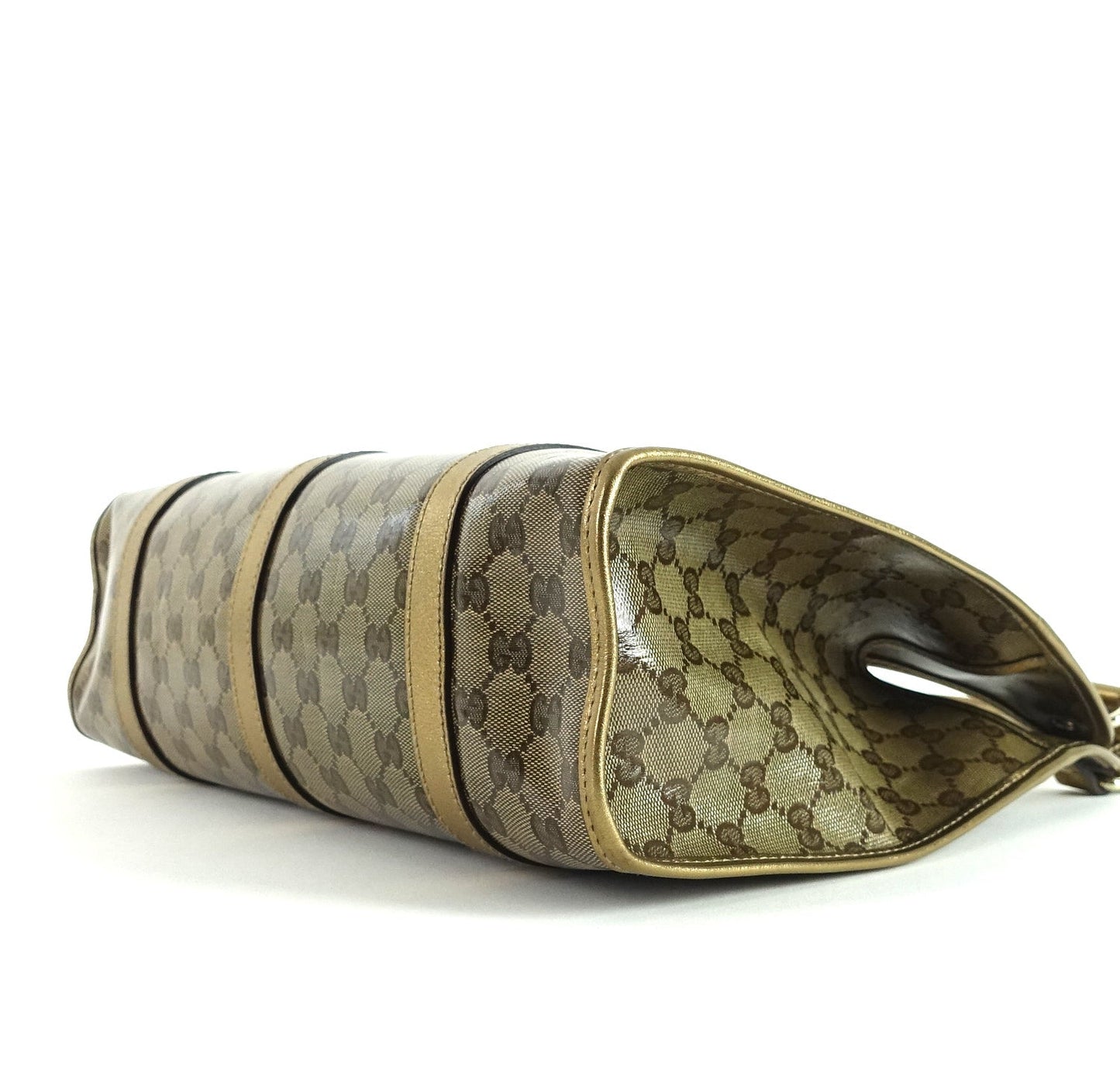 Gucci Jackie O Crystal Monogram Coated Canvas Bag