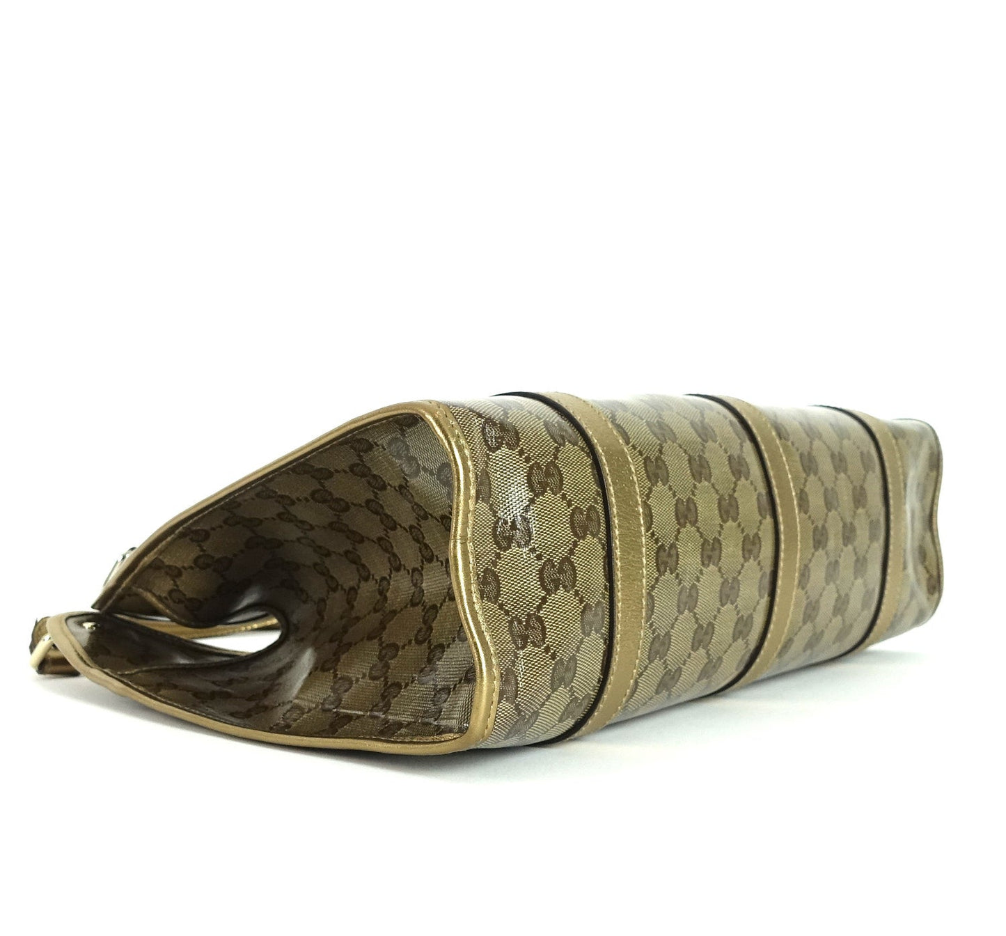 Gucci Jackie O Crystal Monogram Coated Canvas Bag